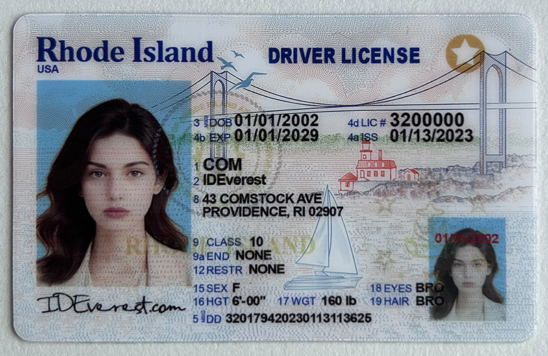 Rhode Island Fake ID